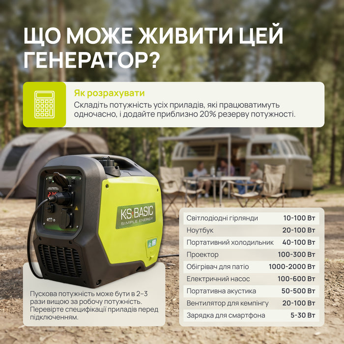 Інверторний генератор KSB 32i S 