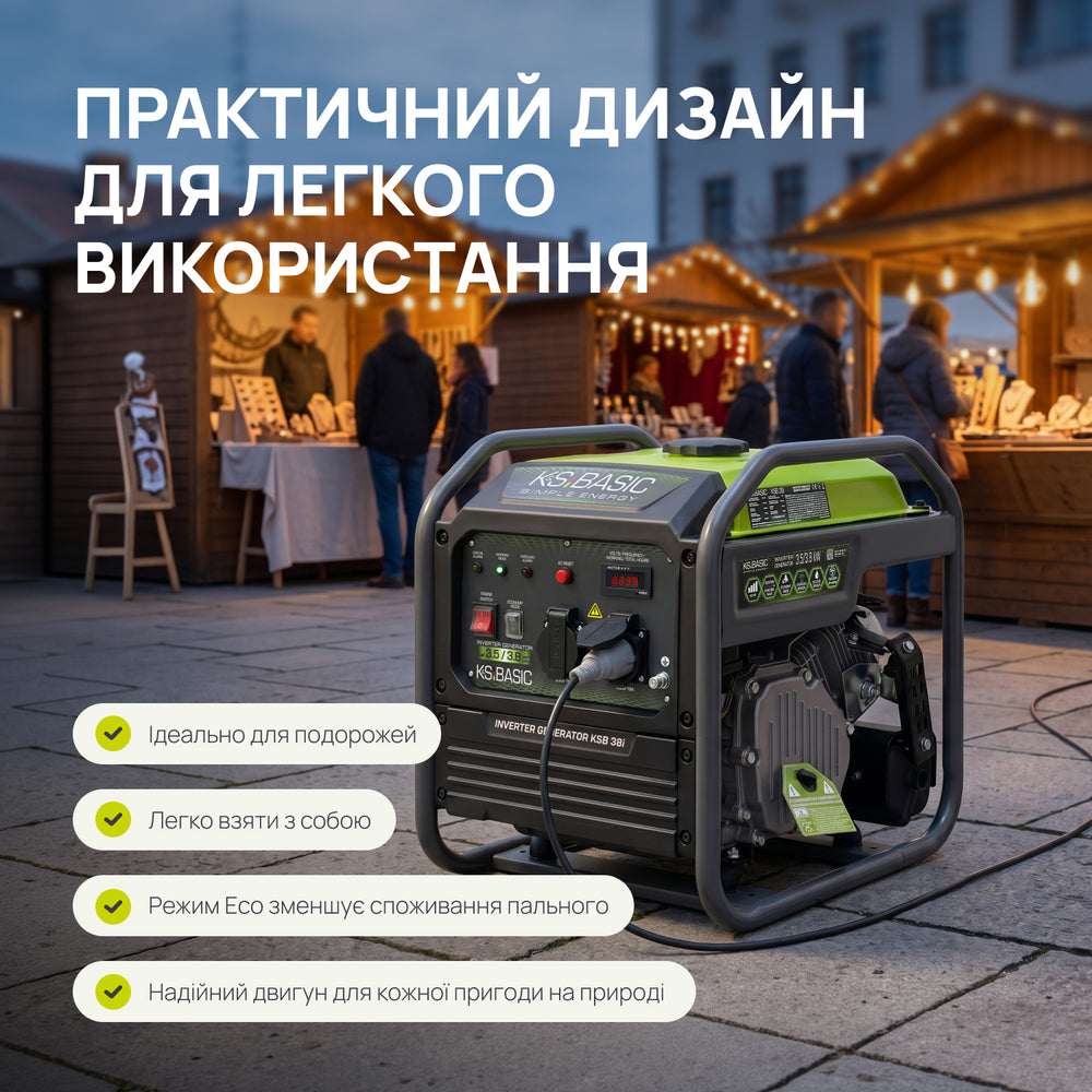 Інверторний генератор KSB 38i 