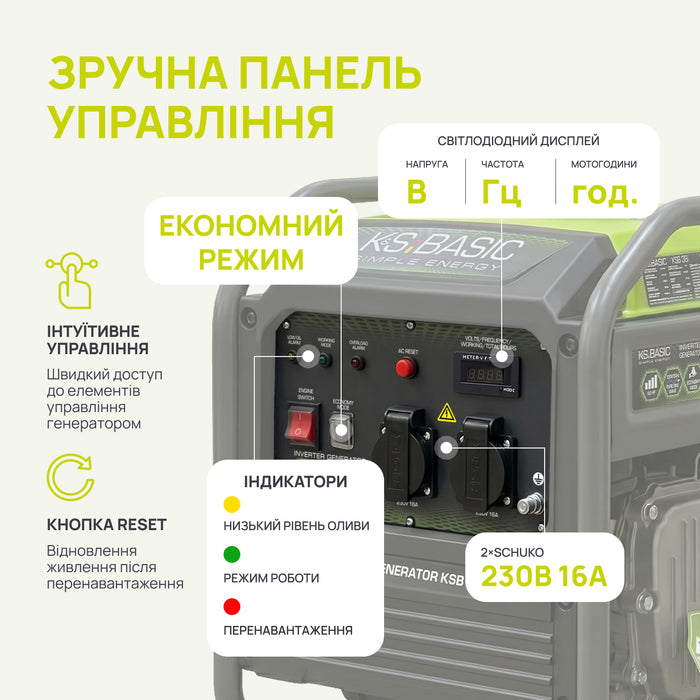 Інверторний генератор KSB 38i 