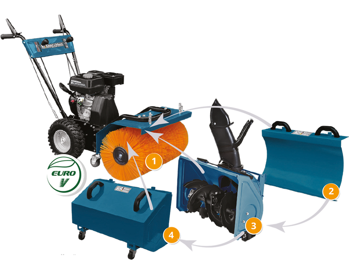 Macchina multifunzione KS 7HP-MFM 60 SET 4 in 1
