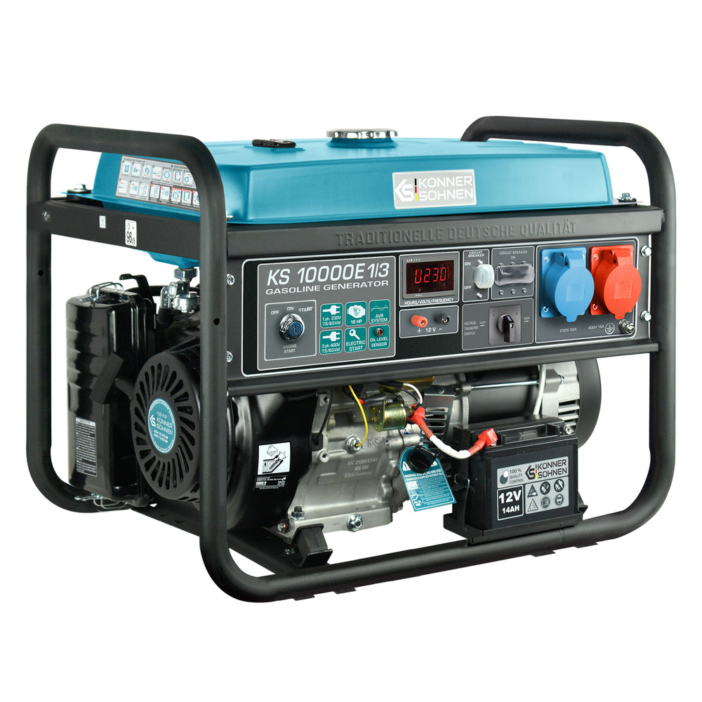 Gerador a gasolina "Könner & Söhnen" KS 10000E 1/3