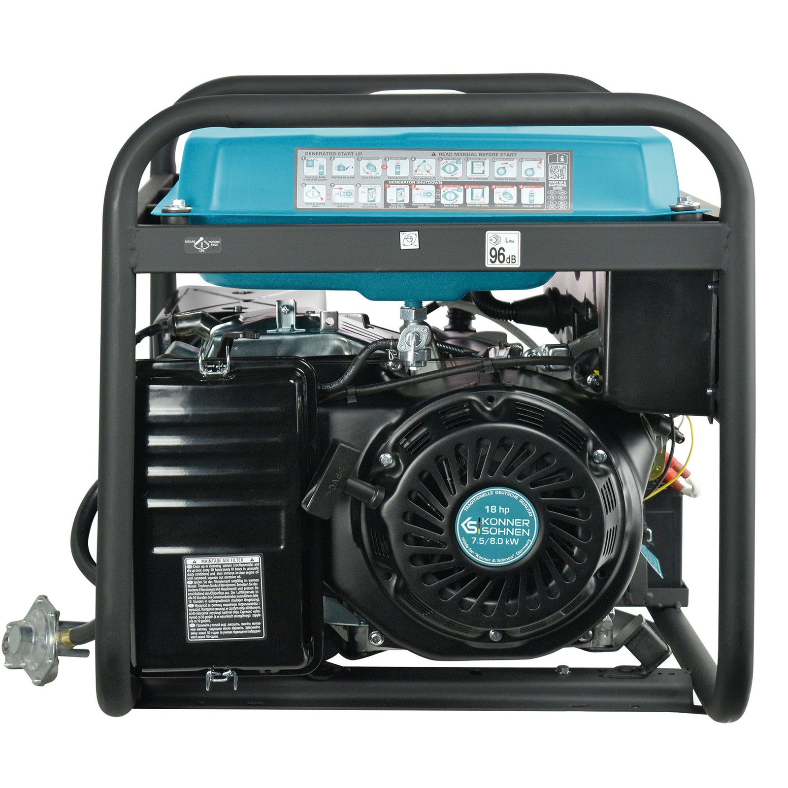 LPG/benzinski generator „Könner & Söhnen“ KS 10000E G