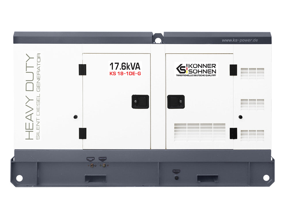 Enfaset dieselkraftværk KS 18-1DE-G
