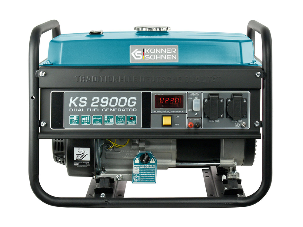 Groupe électrogène à essence/gaz "Könner & Söhnen" KS 2900G