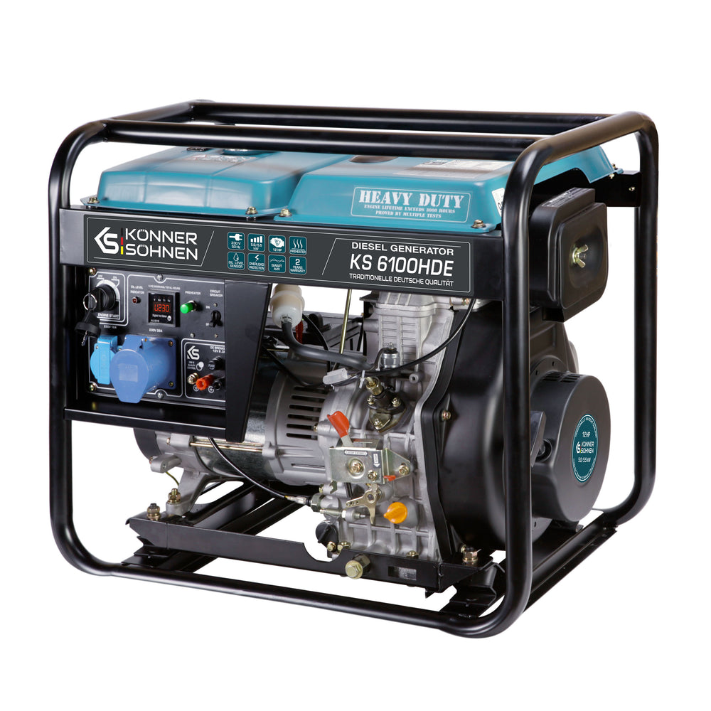 Gerador a diesel "Könner & Söhnen" KS 6100HDE (EURO V)