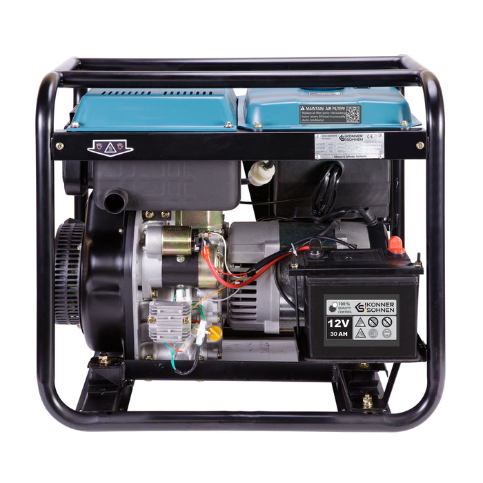 Gerador a diesel "Könner & Söhnen" KS 6100HDE (EURO V)