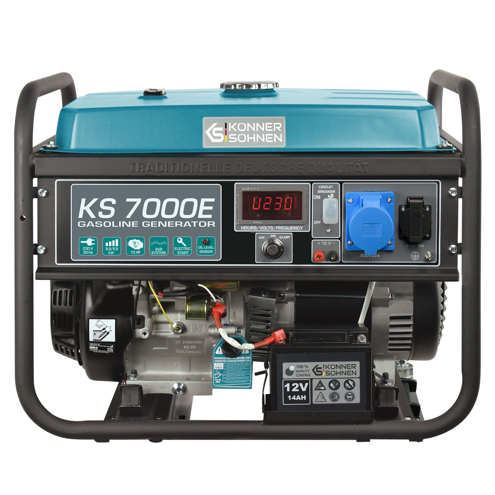 Benzinski generator „Könner & Söhnen“ KS 7000E
