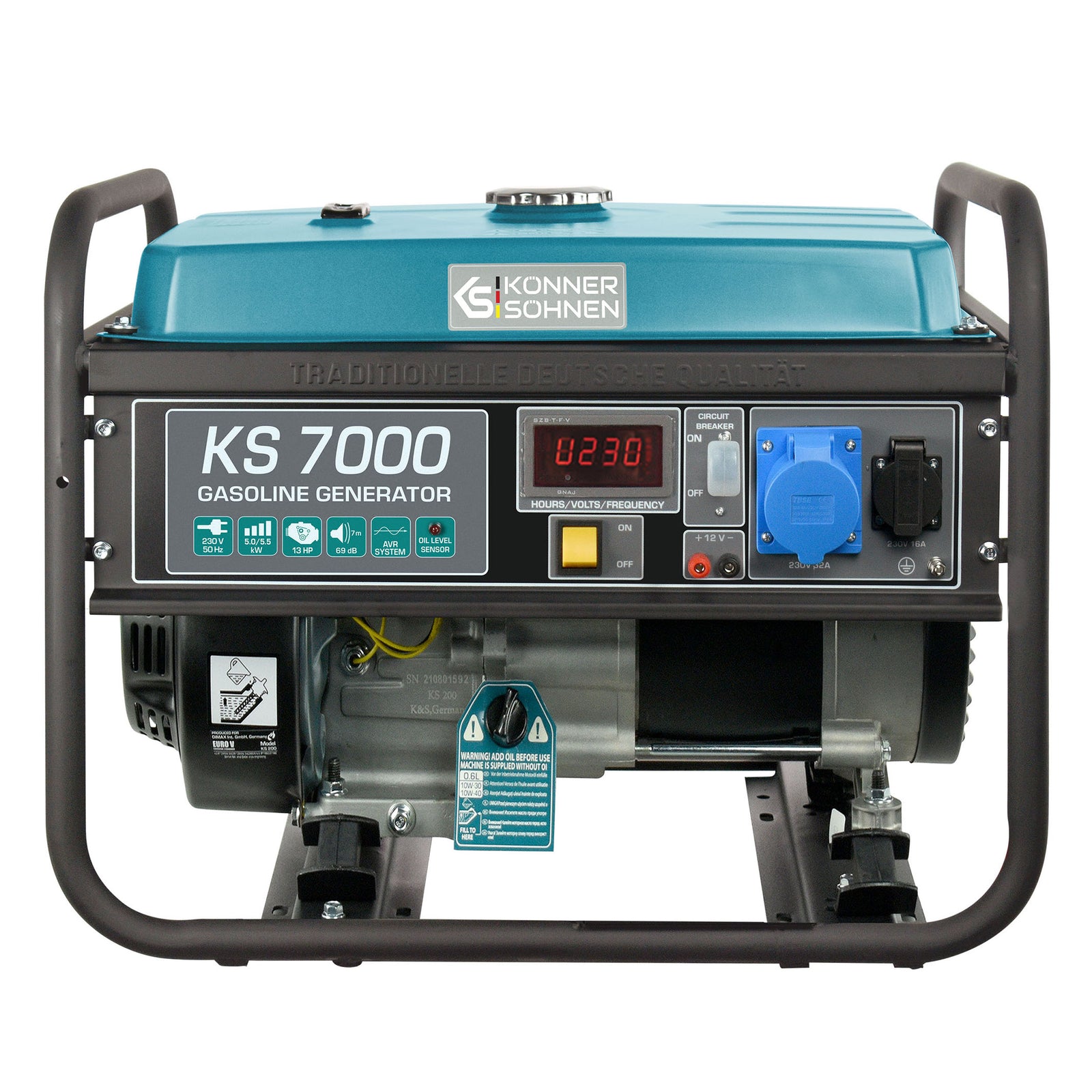 Benzinegenerator "Könner & Söhnen" KS 7000