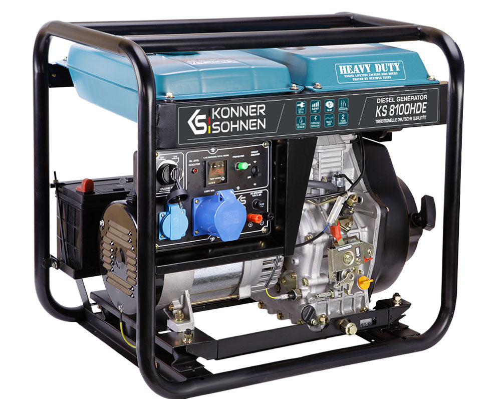 Dieselgenerator "Könner & Söhnen" KS 8100HDE (EURO V)