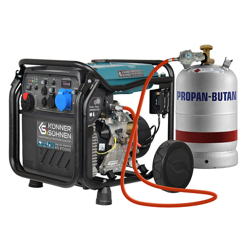 Generator cu inverter pe GPL/benzină KS 8100iEG