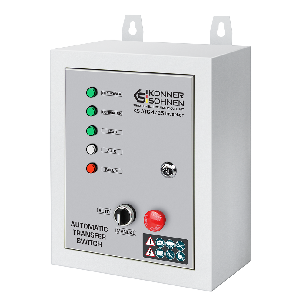 Automatische Transfer Schakelaar KS ATS 4/25 Inverter