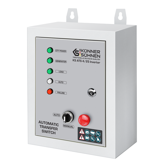 Automatische Transfer Schakelaar KS ATS 4/25 Inverter