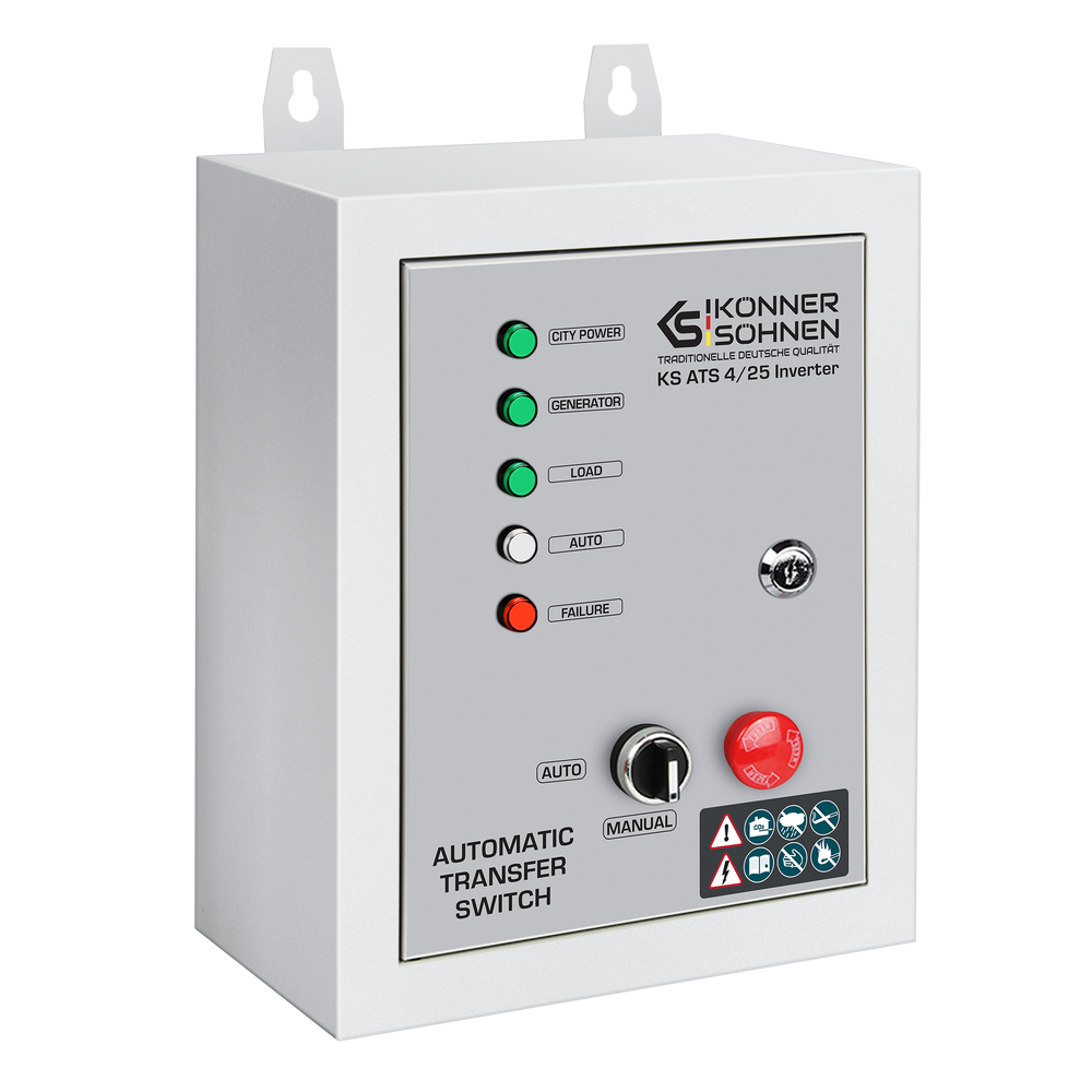 Automatische Transfer Schakelaar KS ATS 4/25 Inverter
