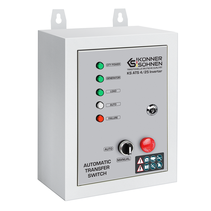 Automatische Transfer Schakelaar KS ATS 4/25 Inverter