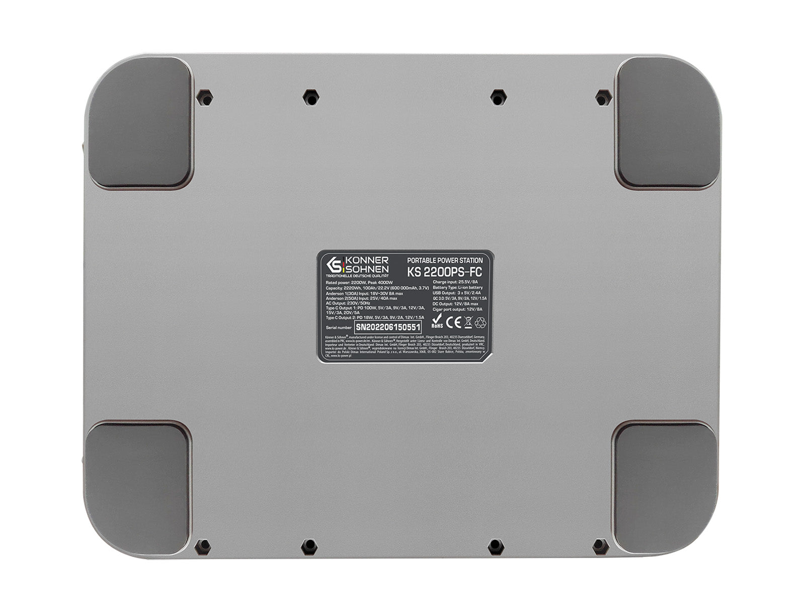 Portable power station KS 2200PS-FC